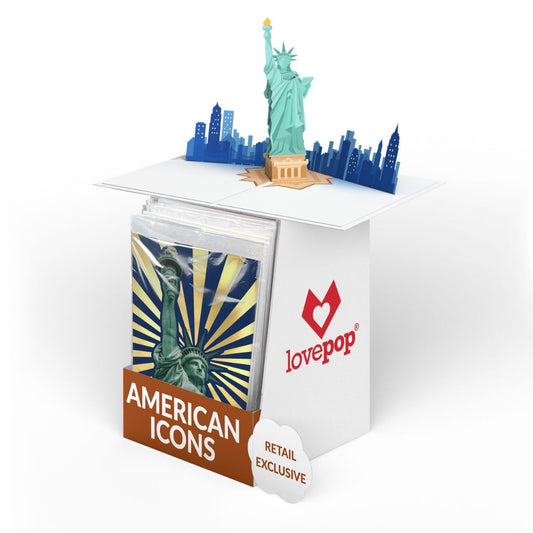 Lovepop Tiny Pop-Up Card - Statue of Liberty