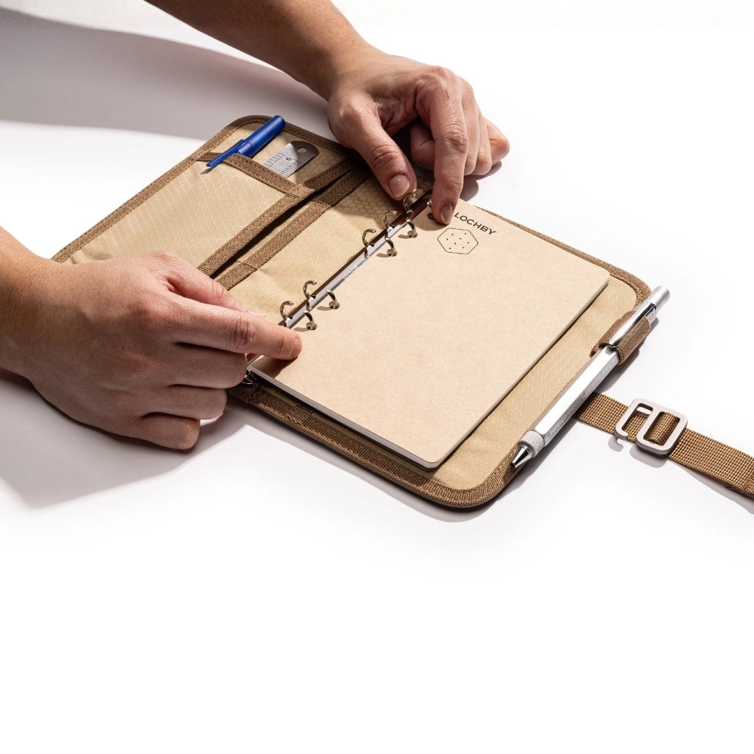 LOCHBY A6 6-Ring Field Binder - Olive