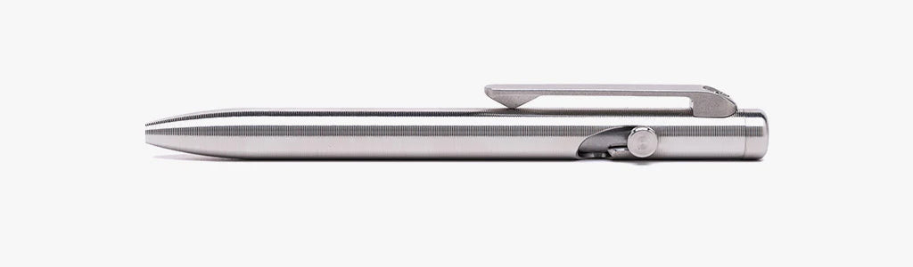 Tactile Turn Mini Slim Bolt Action Pen - Titanium