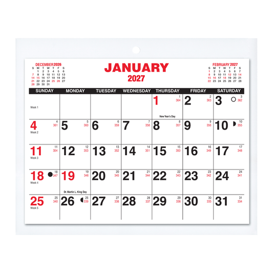 Payne 2027 Easel-Back Calendar - #104 (6.5 x 5.5)