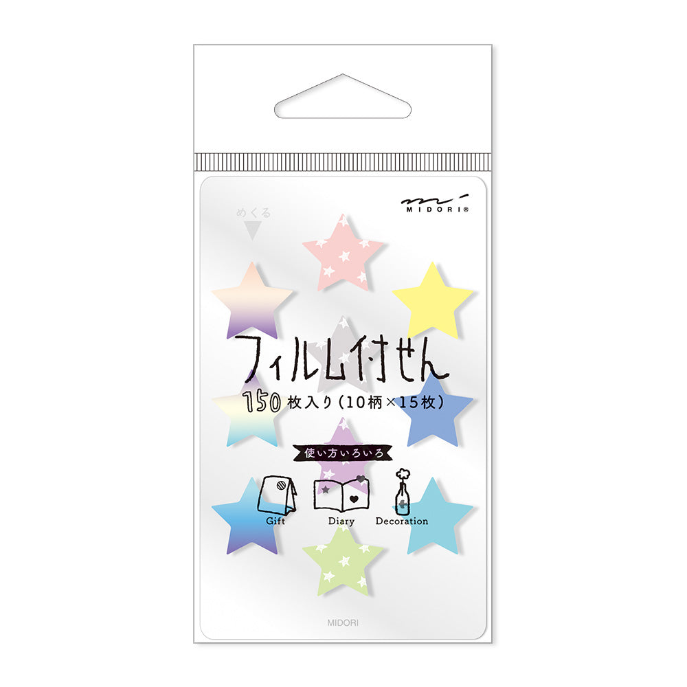 Midori Writing Marker Sticky Memo Film - Mini Star