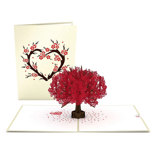 Lovepop Pop-Up Card - Red Sakura Tree