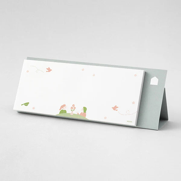 Midori Stand Memo Pad - Message (Horizontal)