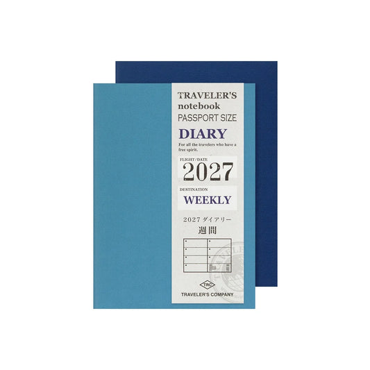 TRAVELER'S 2027 Passport Size Diary Insert - Weekly
