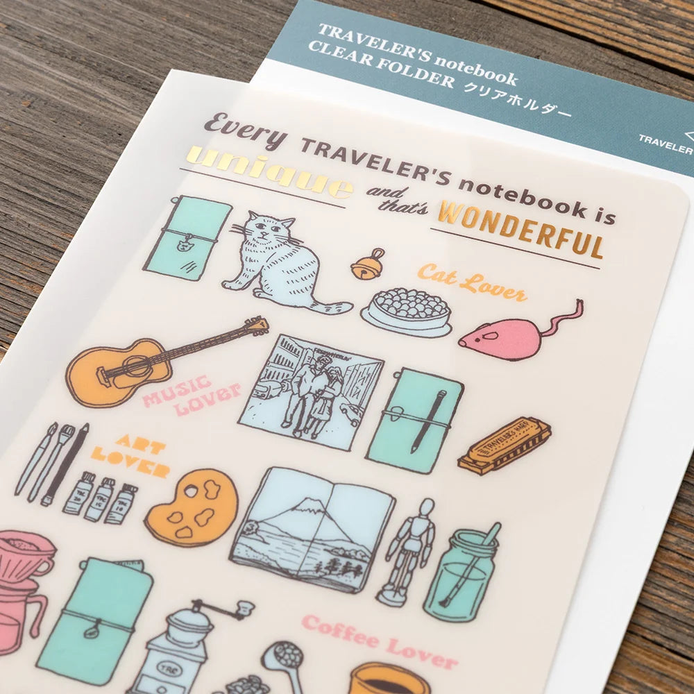 TRAVELER'S 2027 Clear Folder - Regular Diary Size