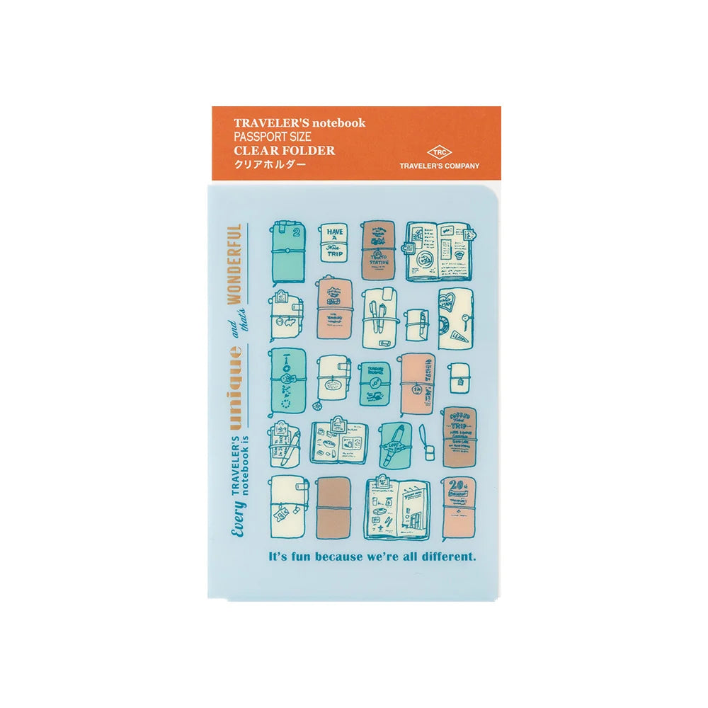 TRAVELER'S 2027 Clear Folder - Passport Diary Size