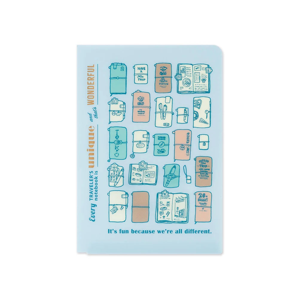 TRAVELER'S 2027 Clear Folder - Passport Diary Size