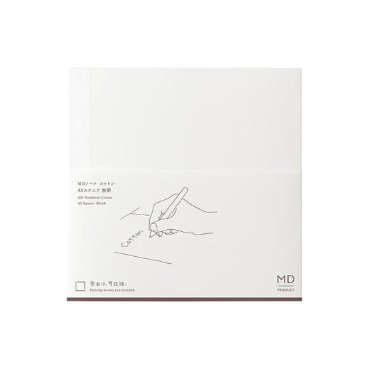 Midori MD Product A5 Square Cotton Notebook - Blank
