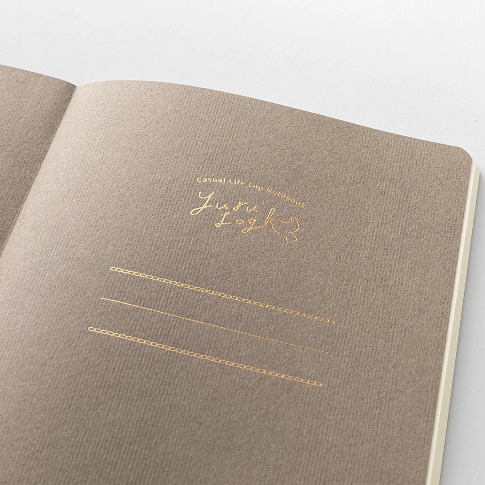 Midori B6 Yuru Log Notebook - Sweets & Animals
