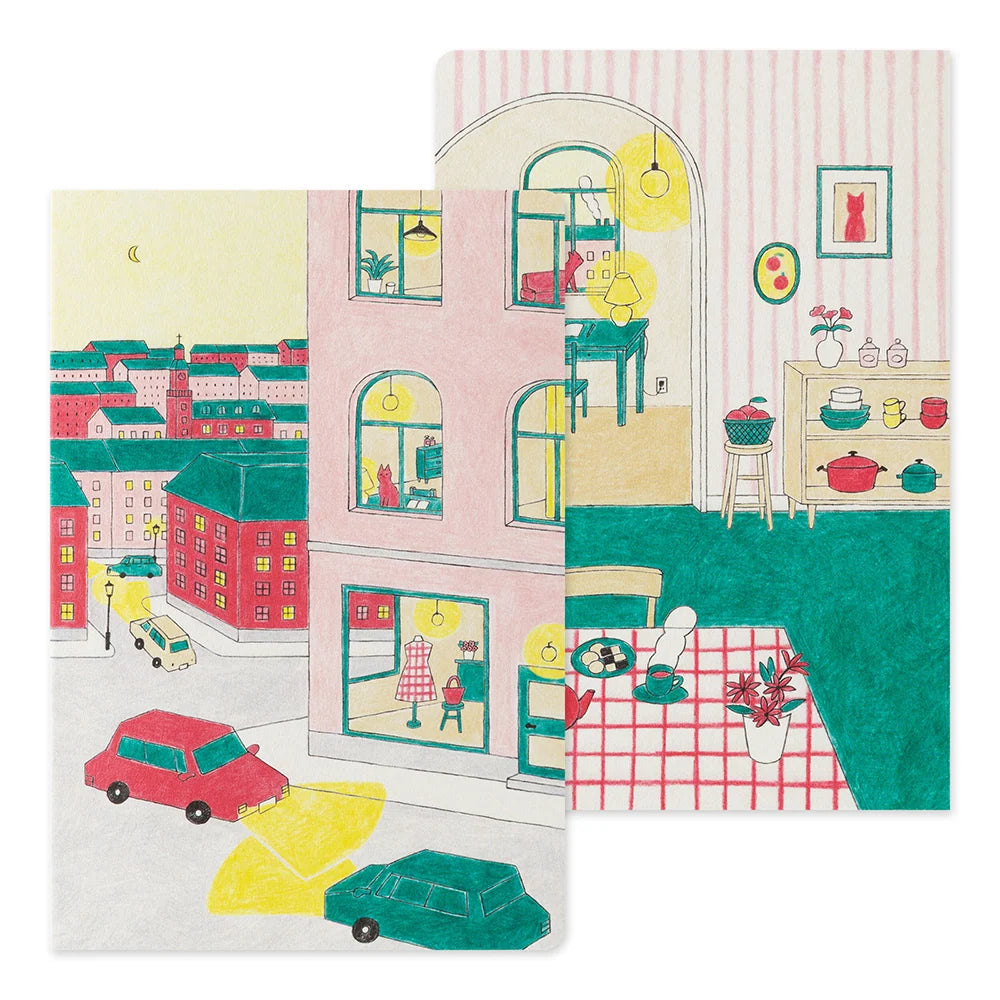 Midori B6 Yuru Log Notebook - Daily Life