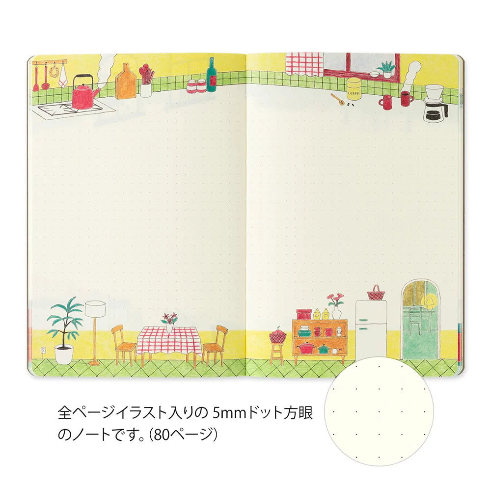Midori B6 Yuru Log Notebook - Daily Life