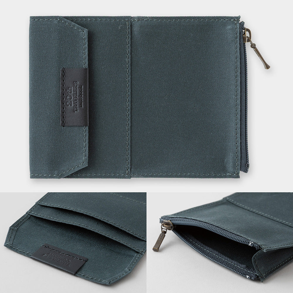 TRAVELER'S Notebook 20th Anniversary Card Size Starter Kit - Black