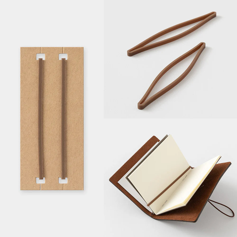 TRAVELER'S Notebook 20th Anniversary Card Size Starter Kit - Brown