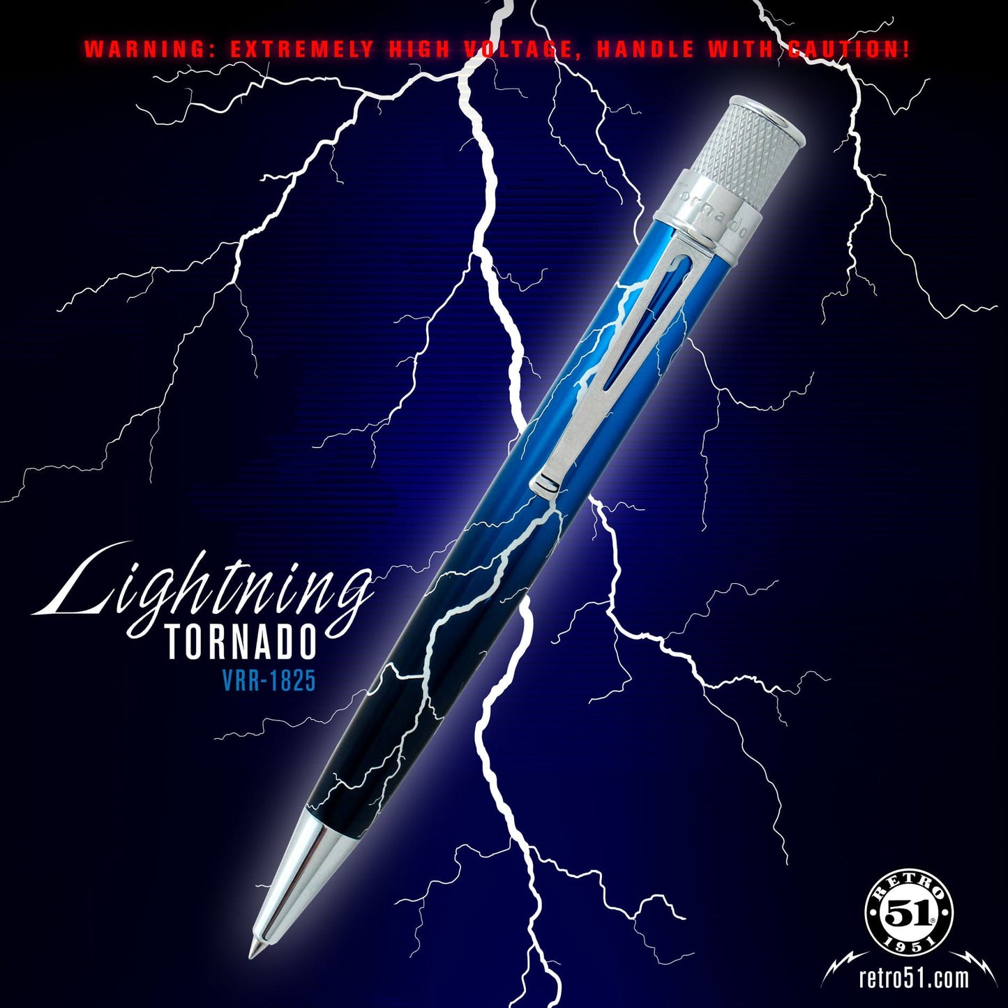 Retro 51 Collection Tornado Popper Rollerball - Lightning (Generic Box)
