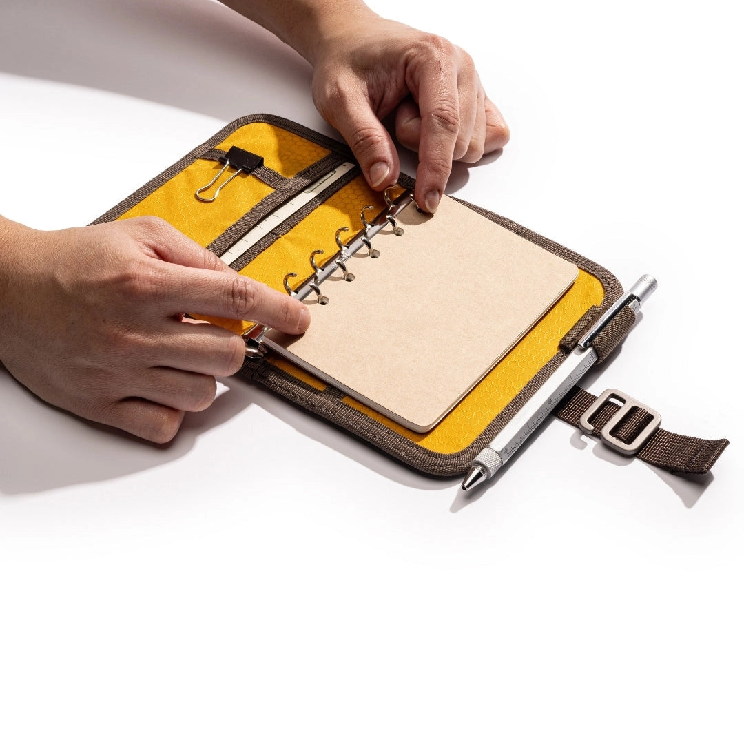 LOCHBY A7 6-Ring Field Binder - Brown