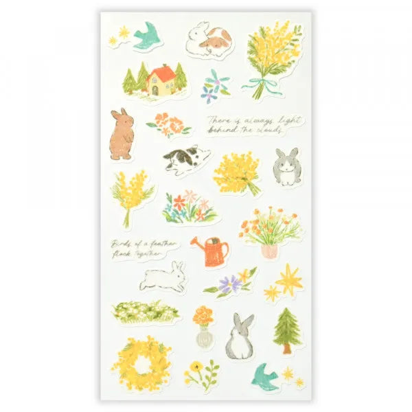 NB Deco Time Stickers - Rabbit (2 Sheets)