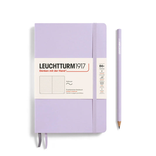 Leuchtturm1917 B6+ Paperback Softcover Dotted Notebook - Lilac