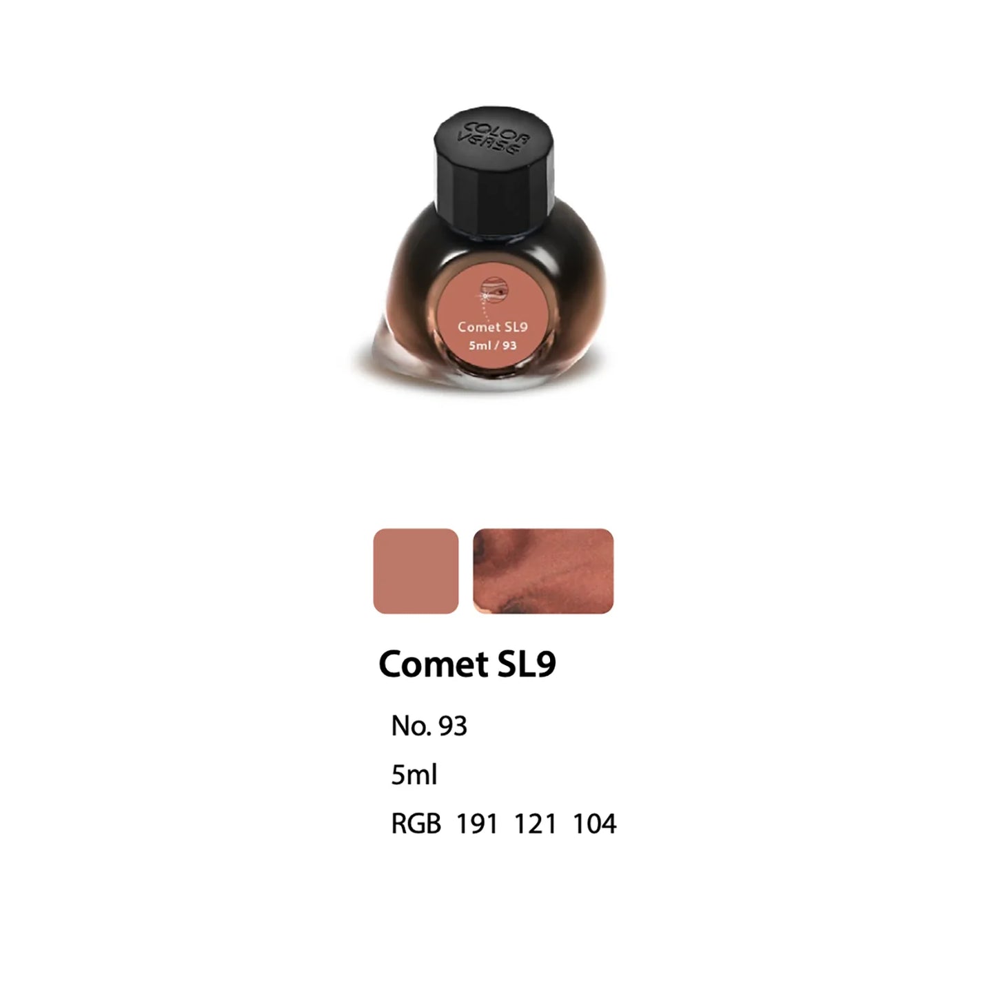 Colorverse Comet SL9 Mini Collection (5ml) Bottled Ink