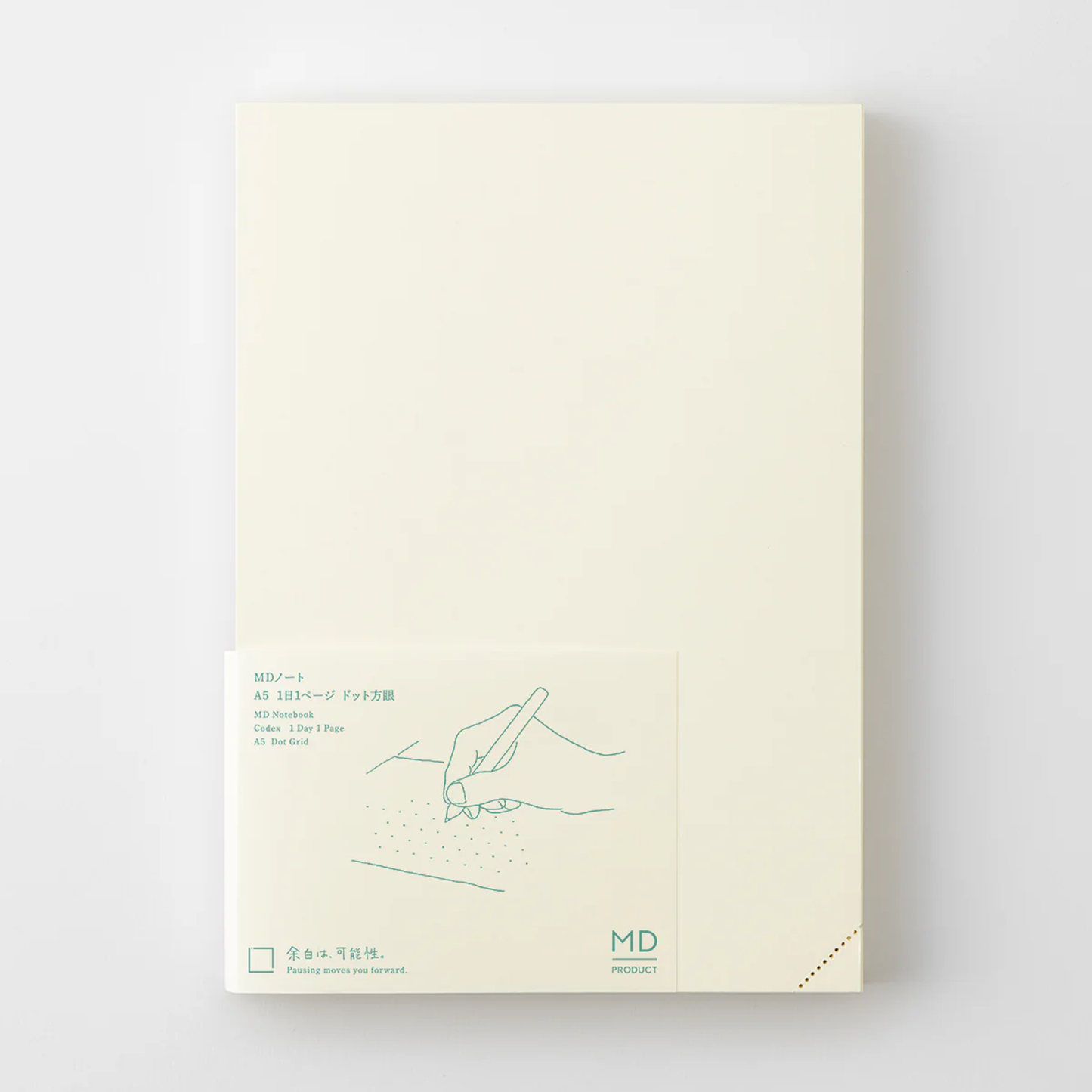 Midori MD Product A5 Codex 1 Day 1 Page Notebook - Dot Grid