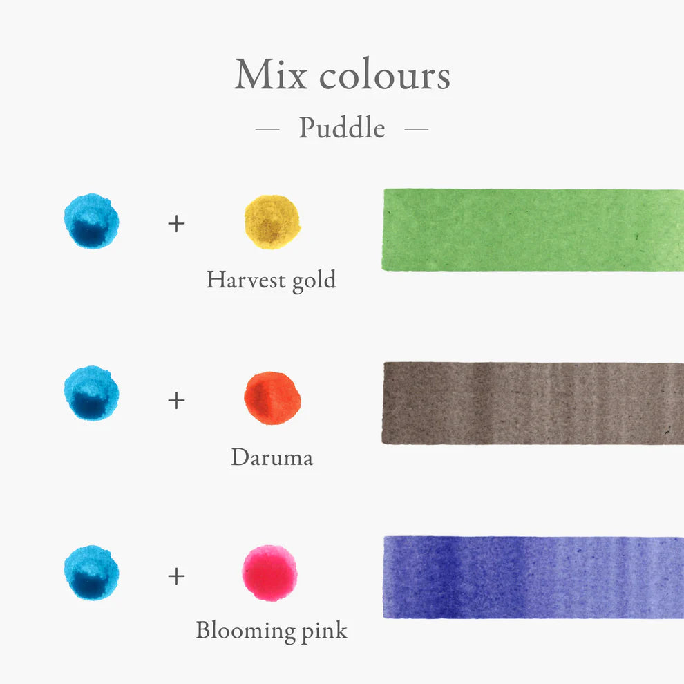 Kakimori Inkstand Colour 02 Puddle (35ml) Bottled Ink
