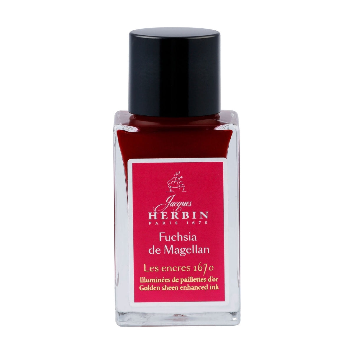 J. Herbin 1670 Fuchsia de Magellan (Fuchsia) 15ml Bottled Ink