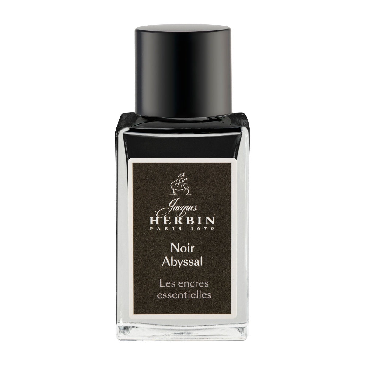 Jacques Herbin Essentials Noir Abyssal (15ml) Bottled Ink