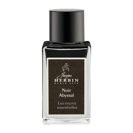 Jacques Herbin Essentials Noir Abyssal (15ml) Bottled Ink
