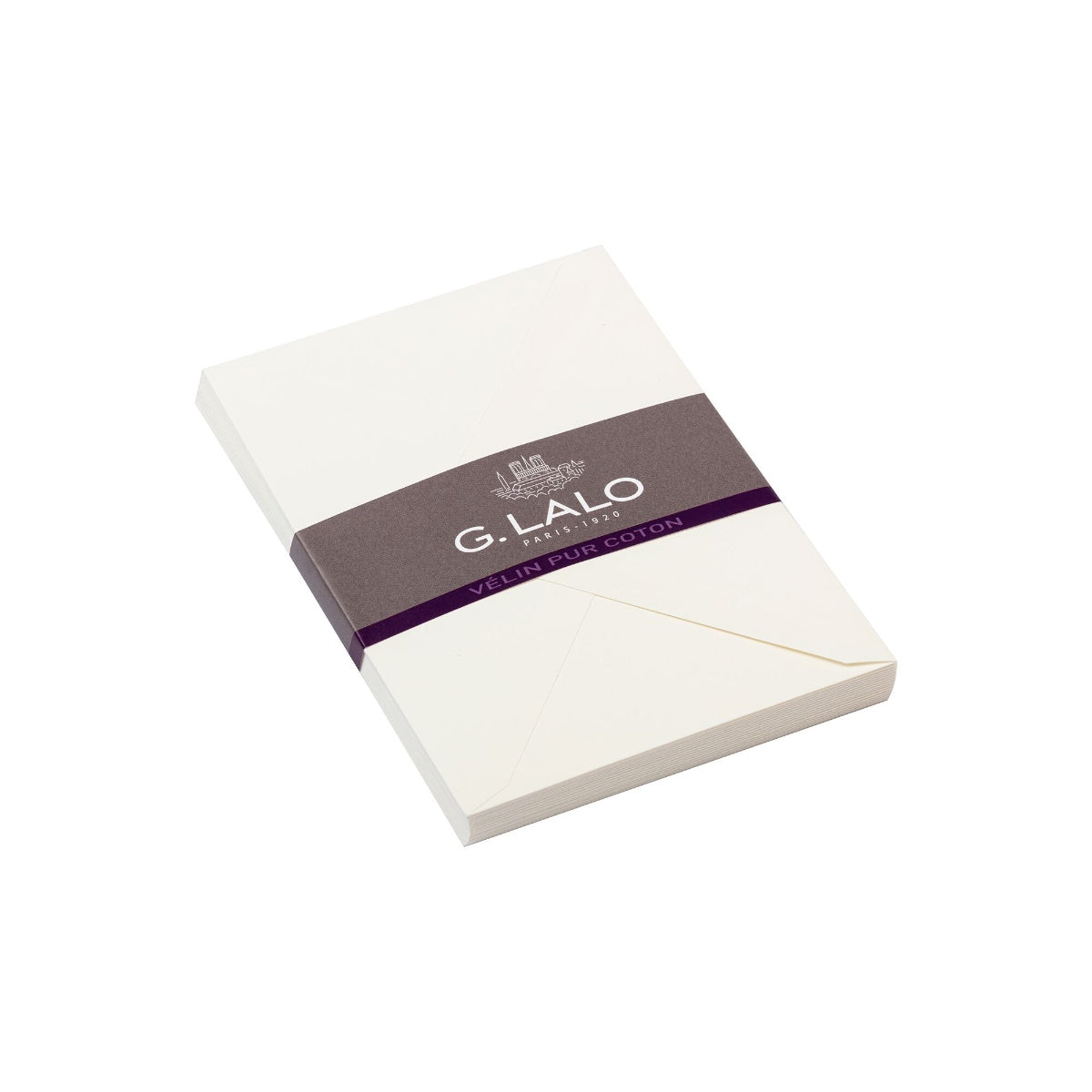 G. Lalo Vélin Pur Coton Gummed Envelopes - Cream (20 ea)