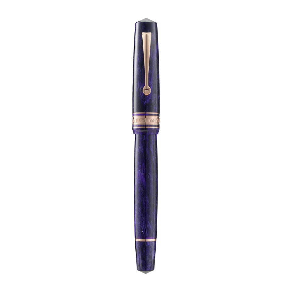 Omas Bologna Fountain Pen - Ametista Profondo with Rose Gold Trim (Deep Amethyst)