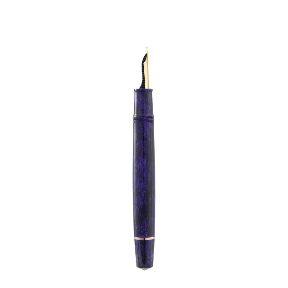 Omas Bologna Fountain Pen - Ametista Profondo with Rose Gold Trim (Deep Amethyst)