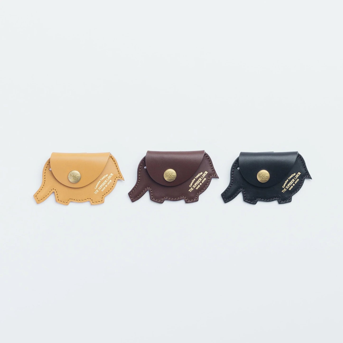The Superior Labor INGRASSATO Elephant Coin Case - Tan (2025)