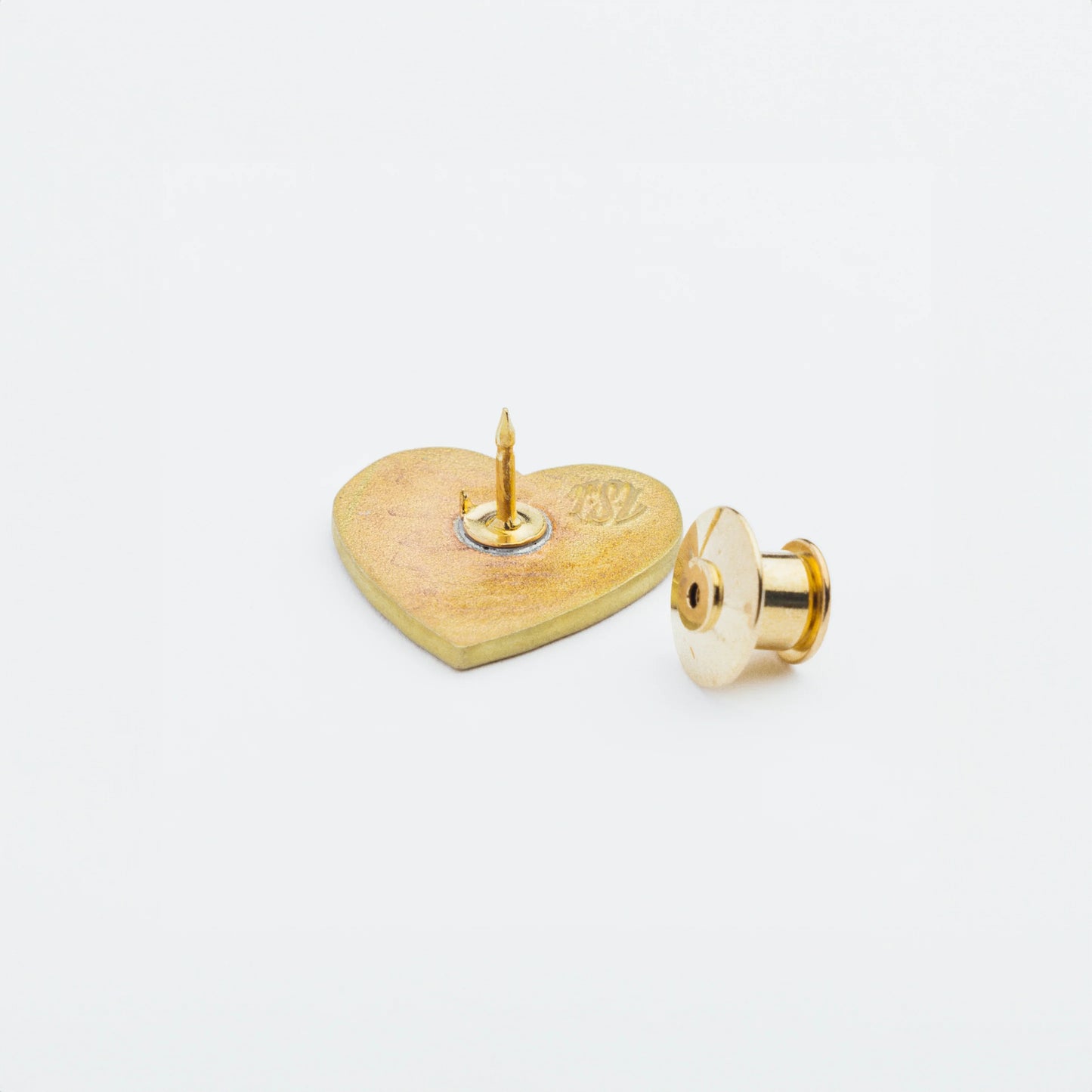 The Superior Labor Heart Logo Pin - Yellow