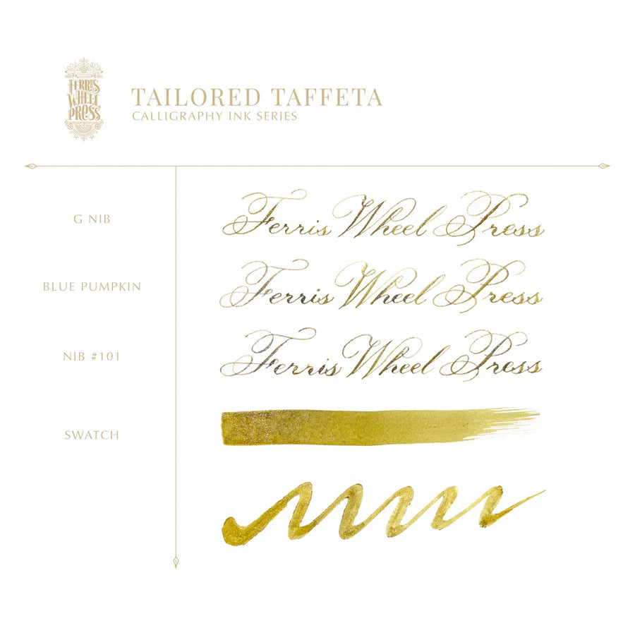 Ferris Wheel Press Tailored Taffeta Calligraphy (28ml) Bottled Ink (Discontinued)