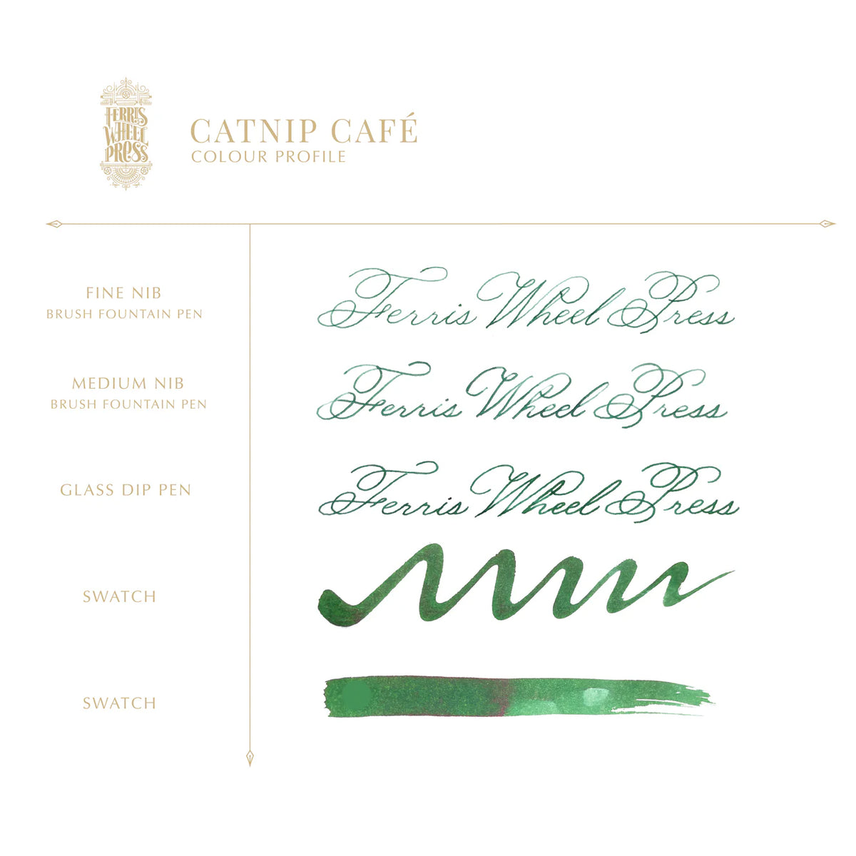 Ferris Wheel Press (38ml) Bottled Ink - Catnip Cafe