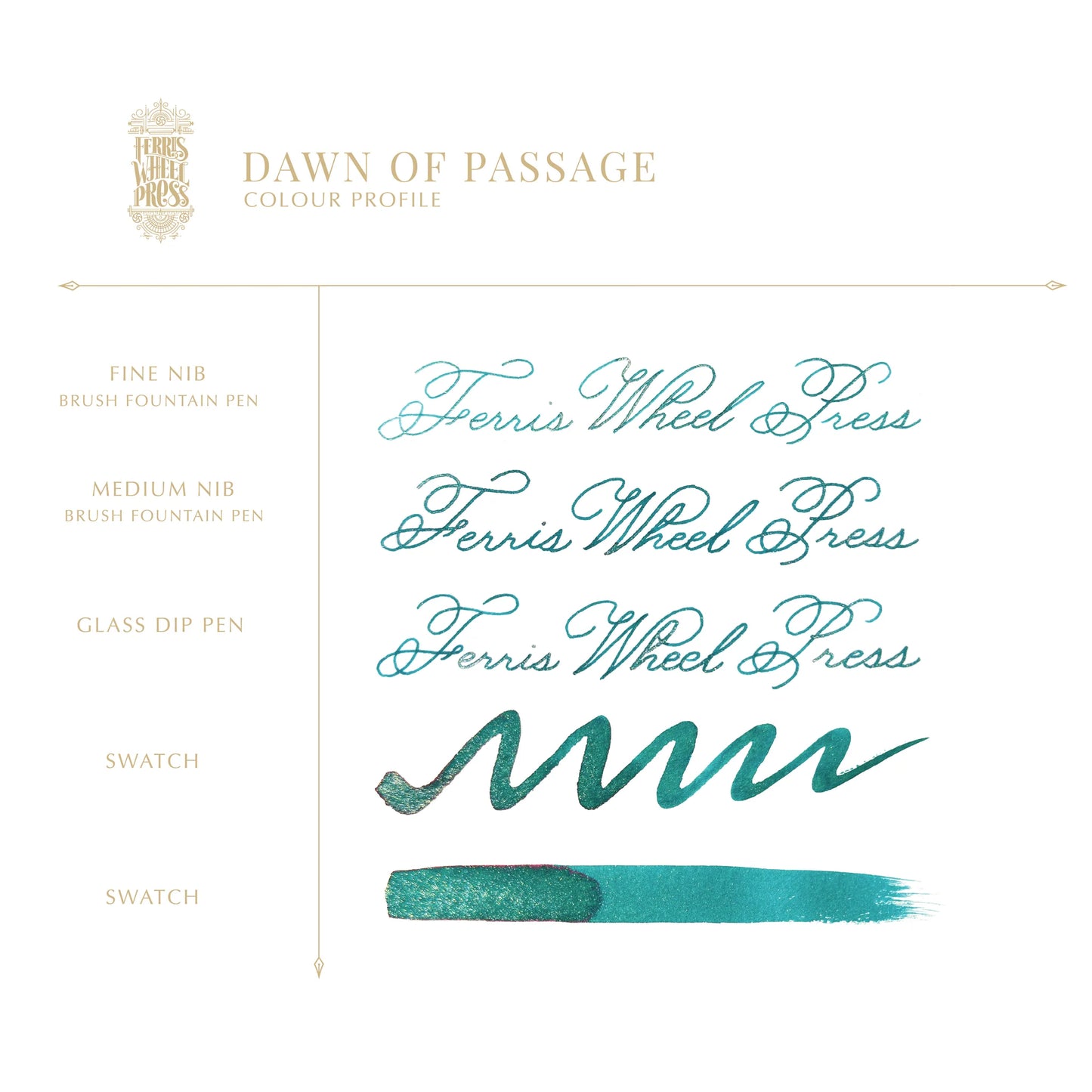 Ferris Wheel Press Dawn of Passage (20ml) Bottled Ink - FerriTales: The Book of Knights Series