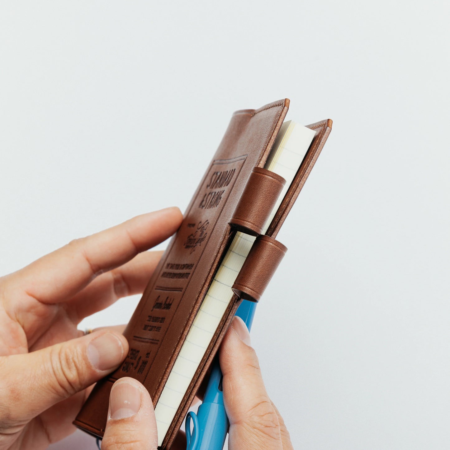 The Superior Labor A6 Stamped Series Note Keeper - Brown