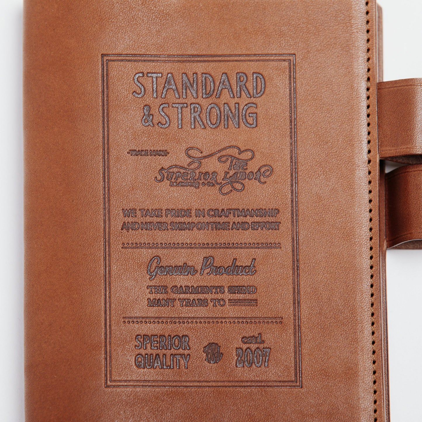 The Superior Labor A6 Stamped Series Note Keeper - Brown