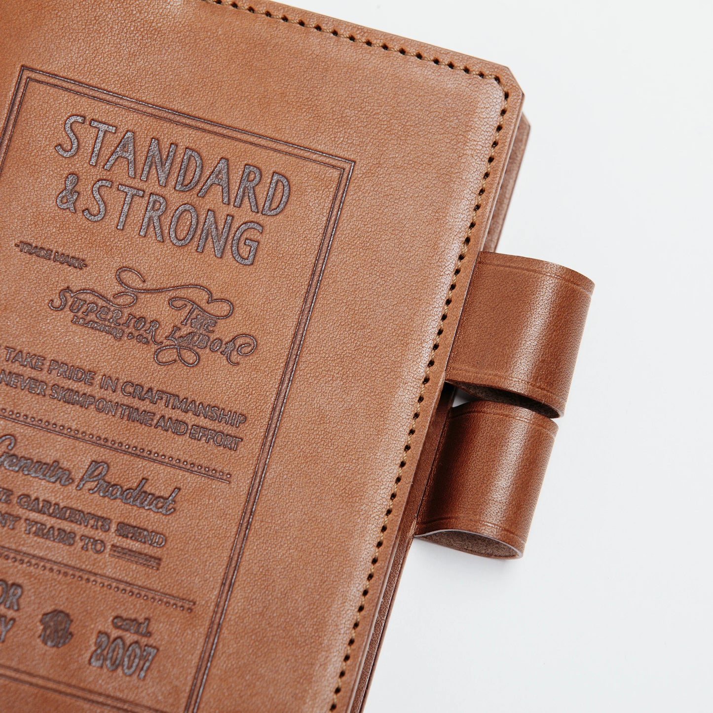 The Superior Labor A6 Stamped Series Note Keeper - Brown