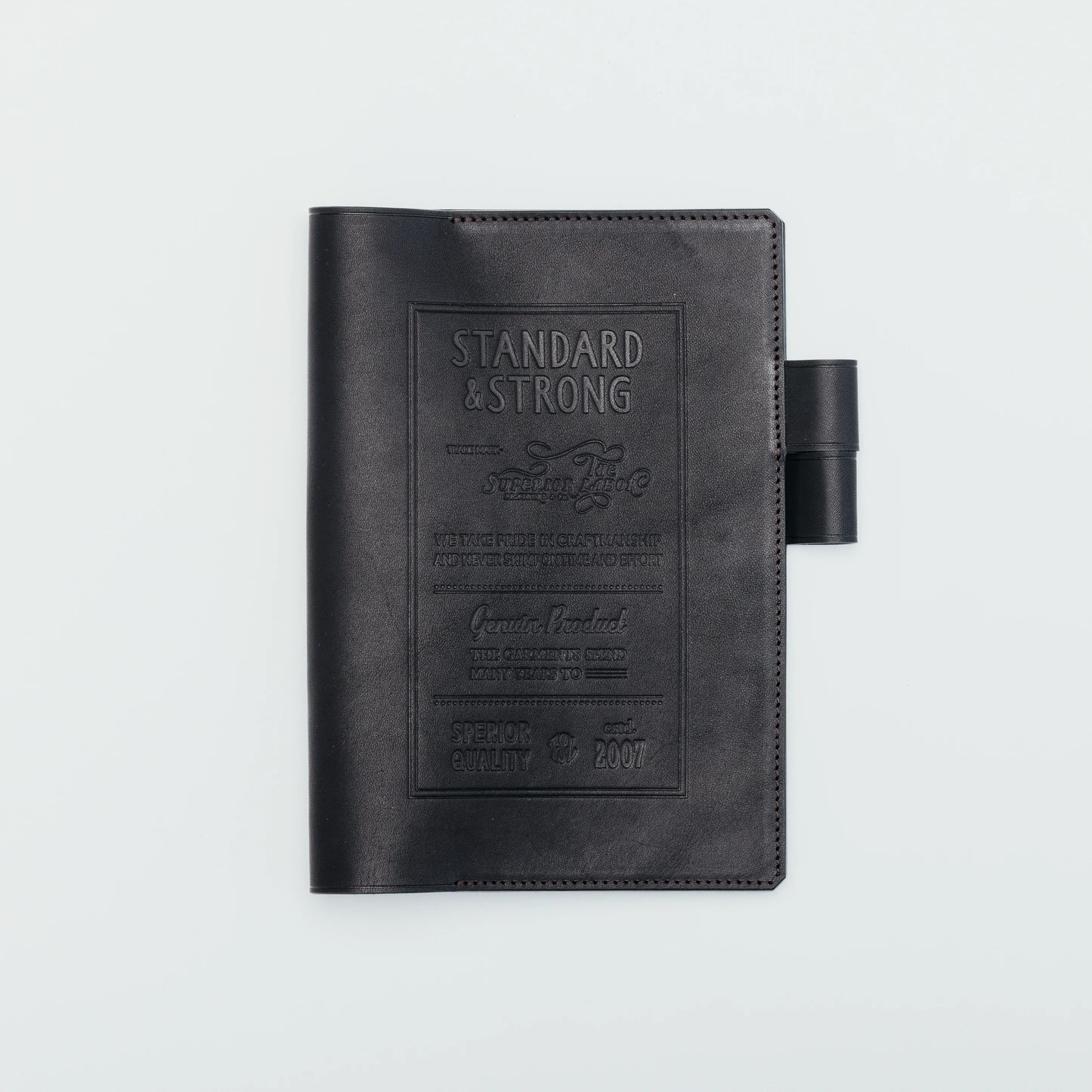 The Superior Labor A5 Stamped Series Note Keeper - Black