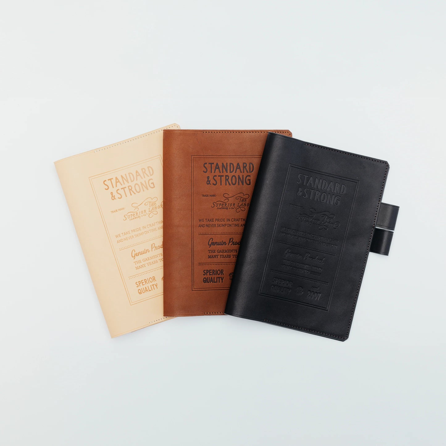 The Superior Labor A5 Stamped Series Note Keeper - Black
