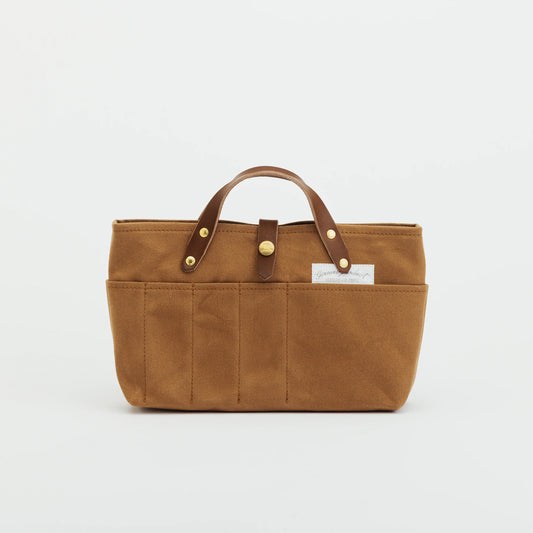 The Superior Labor Paraffin Canvas Mini Bag - Brown