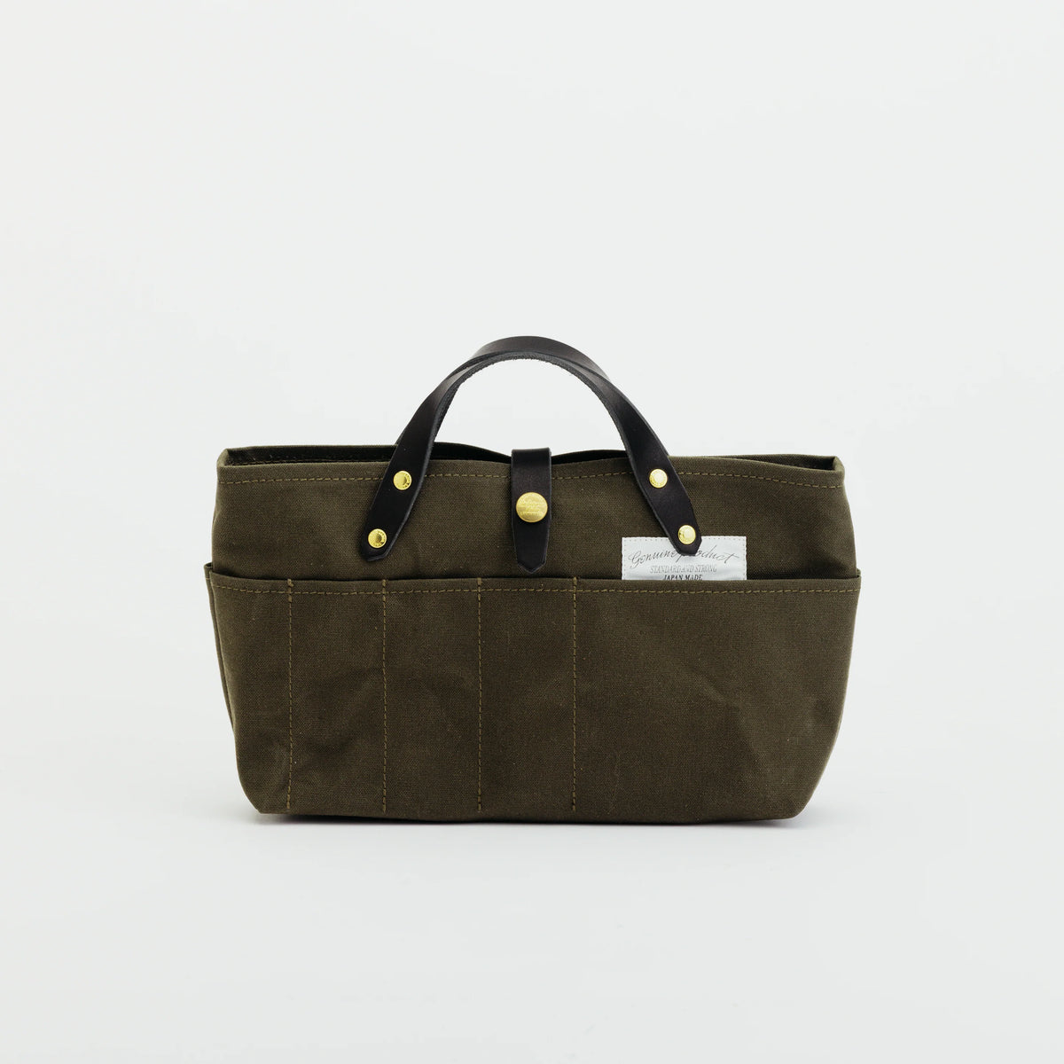 The Superior Labor Paraffin Canvas Mini Bag - Khaki