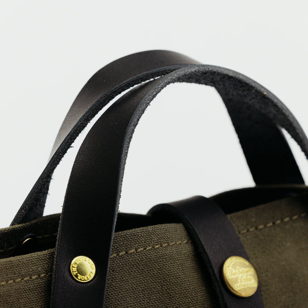 The Superior Labor Paraffin Canvas Mini Bag - Khaki