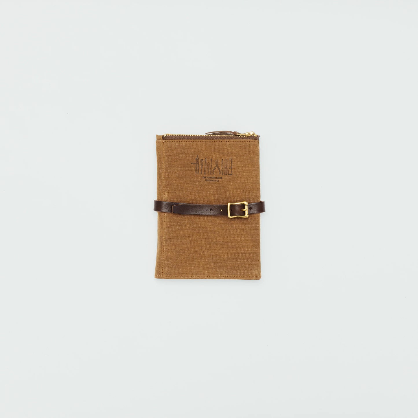 The Superior Labor Paraffin Canvas Pen Case - Brown