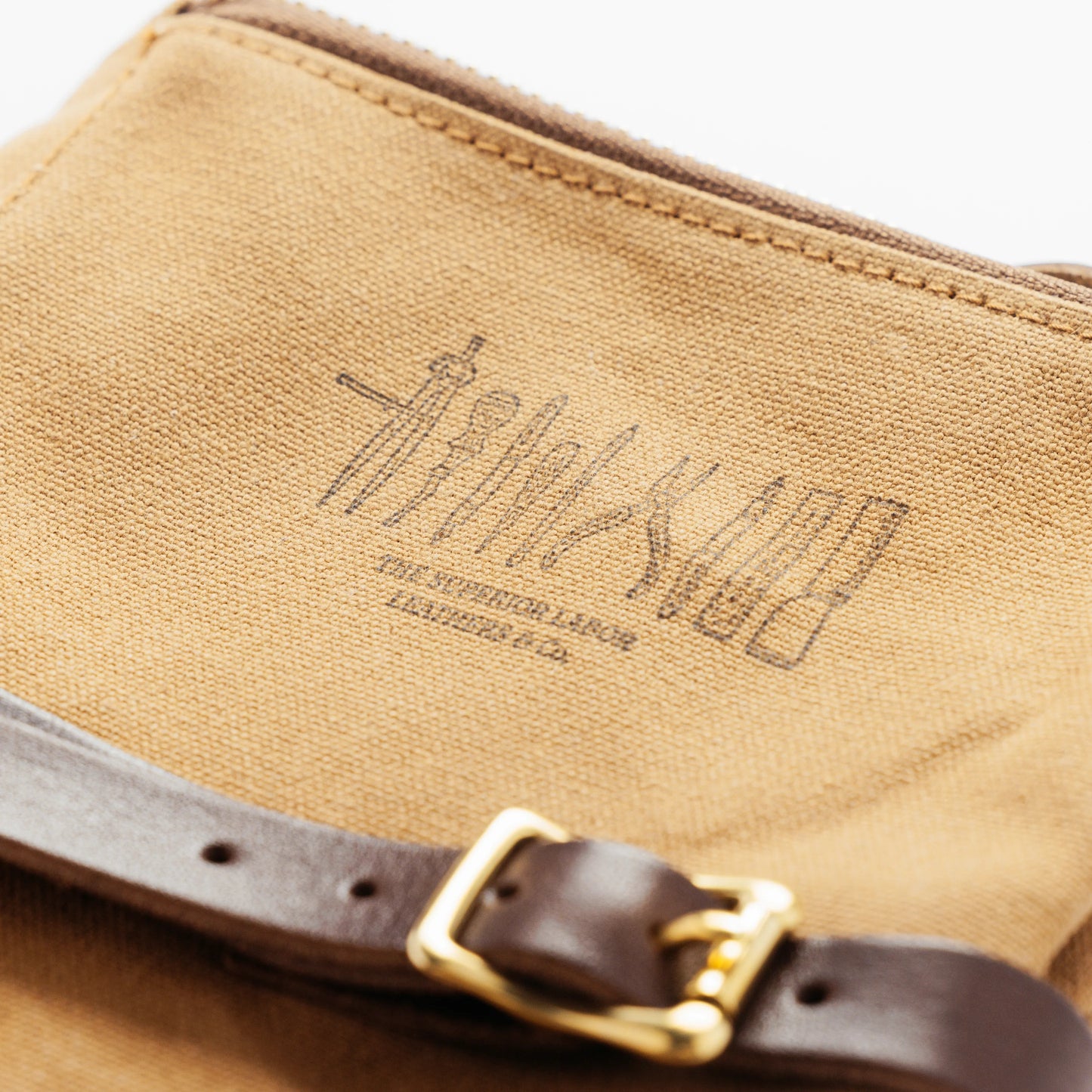 The Superior Labor Paraffin Canvas Pen Case - Brown