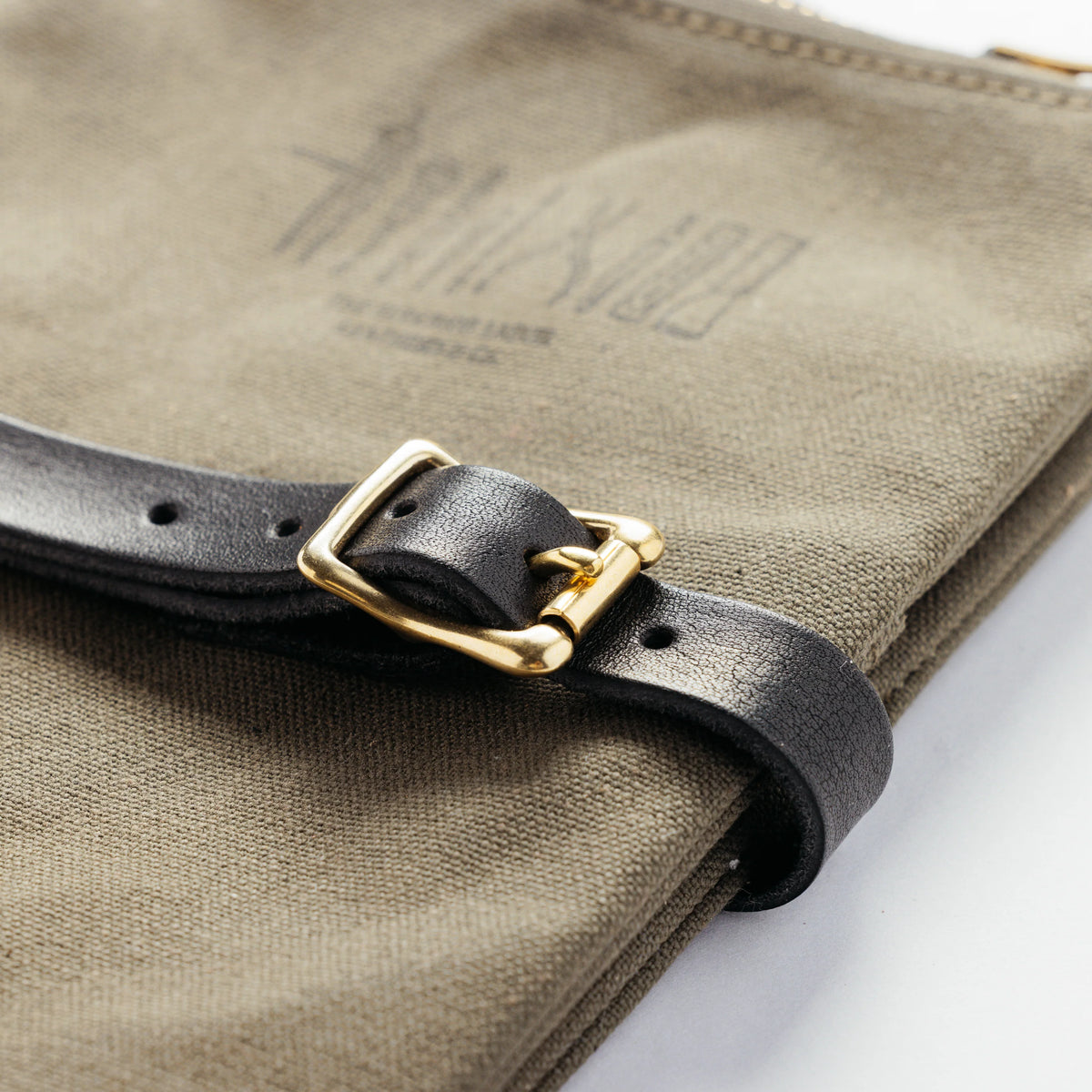 The Superior Labor Paraffin Canvas Pen Case - Khaki