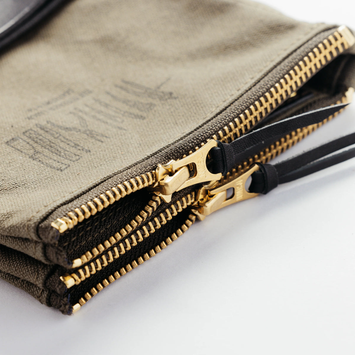 The Superior Labor Paraffin Canvas Pen Case - Khaki
