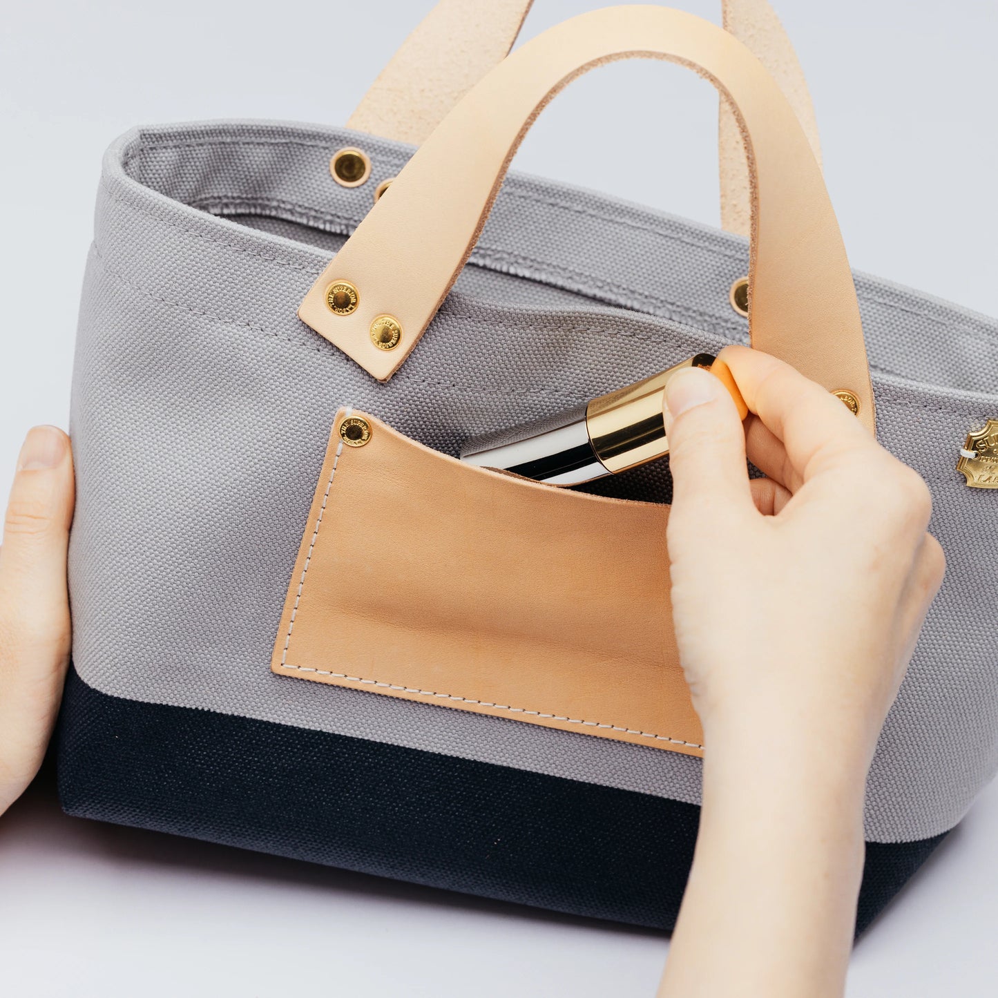 The Superior Labor Petite Gray Engineer Bag - Yellow