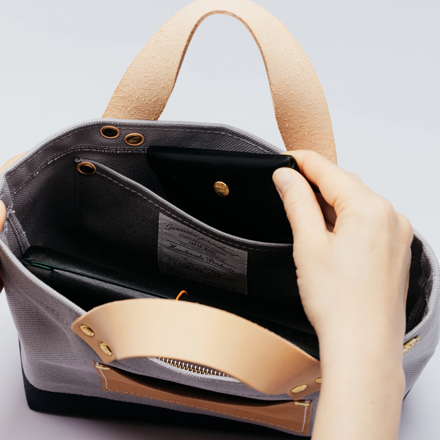 The Superior Labor Petite Gray Engineer Bag - Yellow