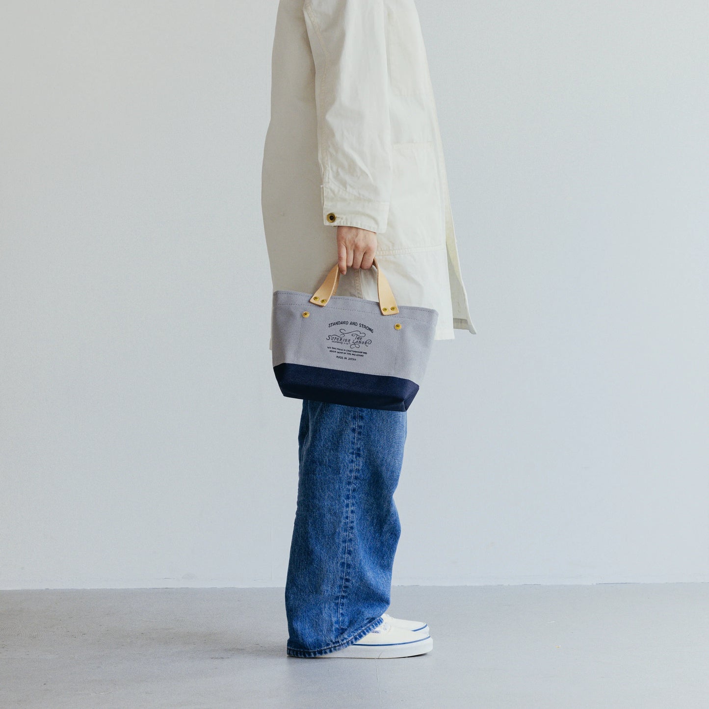 The Superior Labor Petite Gray Engineer Bag - Yellow